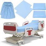 Moukeren 6 Pcs Hospital Bed Sheet F