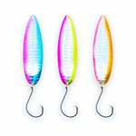 Etic Medusa Fishing Spoons - Lures Kit 100% Brass | 0.5oz | Bait for Pike Musky Bass Trout Walleye and More (3pcs)