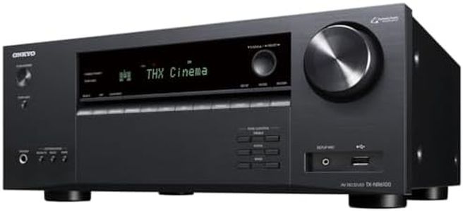 ONKYO TX-NR6100 7.2ch AV Receiver, Black, HDMI, Bluetooth, Works with Alexa, Google Assistant