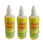 Plant Boost Enhancer Supplement - Root Enhancer for Plants, Pot Plant Growth Enhancers, Take Root Rooting Hormone Supplement for Transplant, Indoor & Outdoor Plants, Each 50ml, Pack of 3