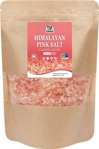 52USA Himalayan Pink Salt Coarse 2lb (907g), Gourmet Pure Crystal Pink Himalayan Sea Salt, Himalayan Salt for Grinder and Salt Mills, Kosher Salt & Natural Certified