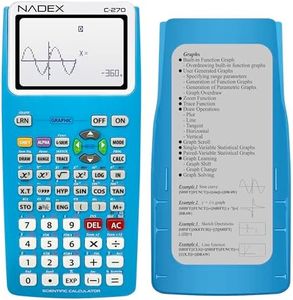 Scientific Calculator with Graph Functions for College and High School Students, Engineering, Advanced Mathematics, Calculus, Algebra, Geometery, Trigonometry, Statistics, Physics, Chemistry, Blue