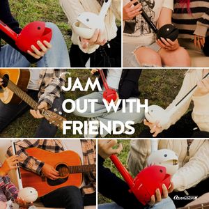 Otamatone Deluxe Synthesizer – Black Electronic Musical Instrument