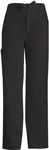 Cherokee Luxe Men Scrubs Pant Fly Front Drawstring Cargo 1022, Black, X-Large