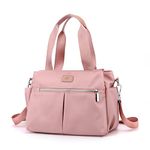 DOURR Hobo Handbags Canvas Crossbody Bag for Women, Multi Compartment Tote Purse Bags