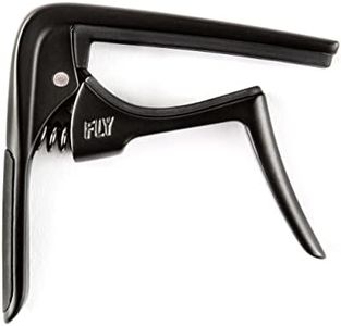 Jim Dunlop 63CBK Trigger Fly Capo Curved, Black, 68 g