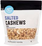 Amazon Brand - Happy Belly Cashews, Roasted & Salted, 16 ounce