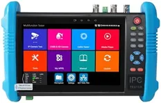 ETEKJOY IPC-9800ADHS-Plus CCTV IP&Analog Camera Tester Test 7-inch IPS Touch Screen Monitor CVBS Tester with HD-TVI/HD-CVI/AHD/SDI/POE++/WIFI/8G TF Card/8K H.265/HDMI in & Out/RJ45 TDR/Upgraded