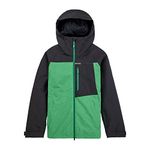 Burton Men's Lodgepole Snowboard Jacket, True Black/Clover Green, XS UK