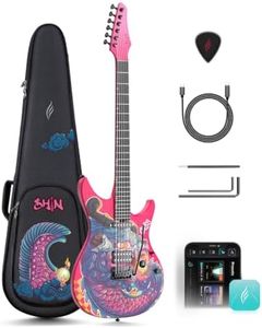 Enya Inspire 39" Smart Electric Guitar - Carbon Fiber Body with Built-in 15W Speaker, 20 Tones & App Control, 4 Presets, Bluetooth, Gig Bag Included, 2-Year Warranty