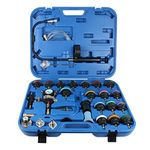 GOGOLO 28-piece cooling system tester kit imprint device car with adapter, universal cooler pressure tester pressure test tool refill set with carry bag