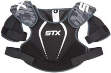 STX Lacrosse Stallion 75 Shoulder Pad, Black, Large