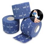 Weightlifting Thumb Tape 7 M / 23 Ft Length Per Roll. Extra Adhesive Weightlifting Thumb Tape for Weightlifting, Hook Grip and Powerlifting. (Blue)