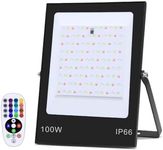 LED RGB Flood Light,100W Eqv 1000W,