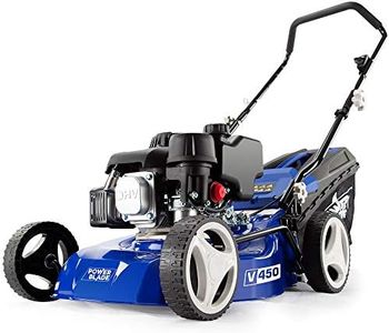 PowerBlade 17 Inch Petrol Lawn Mower 139cc 4-Stroke OHV Air-Cooled Recoil/Pull Start Mower, V450