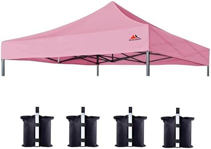 SCOCANOPY Commercial 10x10 Canopy Replacement Canopy Top,Canopy Cover ONLY (Pink)