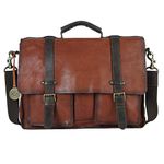 KOMPANERO Cognac Messenger Bag…