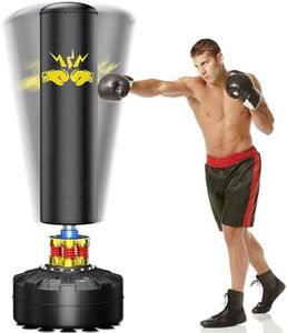 Freestanding Punching Bag for Adults,70''Boxing Bag with Stand Kicking Bag Heavy Bag with Boxing Gloves,Suitable for Boxing and Kickboxing for Home Office Gym,Gift for Boys and Girls