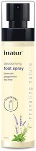 inatur Foot Spray| Prevents Unpleasant Odor| Non-Irritable and Skin Calming| with Lavender and Peppermint| 100ml