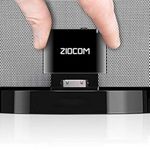 ZIOCOM 30 Pin Bluetooth Adapter Receiver for Bose iPhone iPod SoundDock and other 30 pin Dock Speakers with 3.5mm Aux Cable(Not for car/motorcycle) (Black)