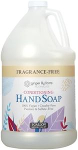 Ginger Lily Farms Botanicals All-Purpose Liquid Hand Soap Refill, Fragrance Free, 100% Vegan & Cruelty-Free, 1 Gallon