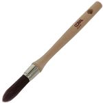 Coral 33711 Aspire 15MM Round Sash Paint Brush Professional Firm Pointed Profile for Fast Accurate Detail Cutting-in Ultra-Smooth Finish with Trade Emulsion or Gloss FSC Wood Handle