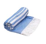 Mush 100% Bamboo Large Bath Towel | Ultra Soft, Absorbent, Light Weight, & Quick Dry Towel For Bath, Travel, Gym, Beach, Pool, And Yoga | 29 X 59 Inches / 75 X 150 Cms (Set Of 1, Blue), 250 TC