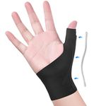 Thumb Brace Right Left Both Hand, Finger Spica Splint, Carpal Tunnel Wrist Brace Support for Women & Men Breathable (S)