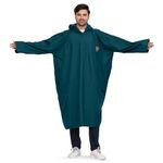 RhinoKraft Waterproof Full-Sleeve Rain Poncho for Outdoor Adventures | Easy Slip-On Design | Compact & Lightweight | Free Carry Case