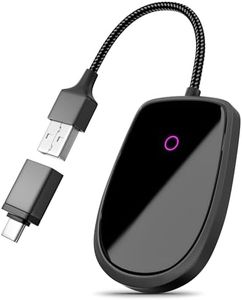 Wired to Wireless CarPlay Adapter for Android & iOS - Bluetooth CarPlay Adapter for iPhone with WiFi | iOS 10+/Android11+ | Easy Plug & Play Setup, High-Speed Connection for Uninterrupted Driving