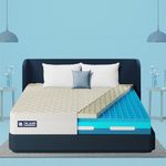 The Sleep Company SmartGRID Luxe Royale Latex Mattress | Pro Blend of Patented Japanese Technology with 100% Natural Latex | Dual Comfort | 5 Zone BodySense Adaptability | 72x72x10 | 12 Years Warranty