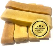 Himalayan Yak Cheese Dog Chew - Himalayan Dog Chew - PSS - *(Medium 6 Count)* (Small-M-L-XL-Jumbo) - Cheese Bones for Dogs - Yak Cheese - Dog Chew - Fromage De Yak Pour Chien - Long Lasting Dog Chew