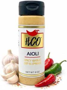 HCO Spicy Garlic Aioli Tangy Spread & Dip from Hot Crispy Oil | Perfect for Sandwiches, Fries & More (8oz)