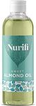 Sweet Almond Oil - 1 Litre - by Nurifi - for Skin, Hair, Massage, Nails, Cuticles, Face, Body - Vegan & Food Grade