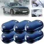 Valentines Day Gifts 6 Packs Car Interference Antifreeze Instrument,Solar AntiFreeze Electromagnetic Car Snow Removal Device,Portable Car Defroster,Fast and Efficient Ice Scrapers for Windshield