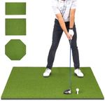 GoSports Golf Hitting Mat Artificial Turf Mat for Indoor/Outdoor Practice Includes 3 Rubber Tees - Standard, PRO, or Elite