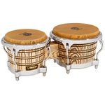 LP Latin Percussion Giovanni Galaxy Wood Bongo Chrome Hardware LP793X-C