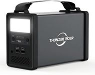 Portable Power Station 300W 299wh Lithium Battery Small Portable Generator for Home Use Camping Travel Emergency Hunting Outdoor, Large Power Bank with AC Outlet for Laptop