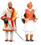 NIRMAN TOYS - Swarajyache Shiledar - (Maharaj & Subhedar) Combo Pack of Action Figure with Accessories | Combo Pack of 2