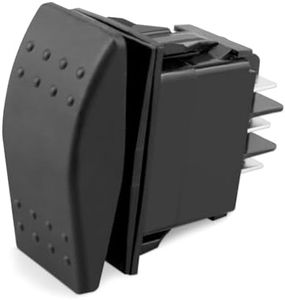 JUWEVAZU 0D4767 Generator On-Off-(ON) Rocker Switch Fit for Generac GP15000, DPDT Spade
