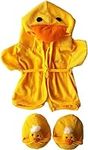 Duck Robe & Slippers Pajamas Yellow