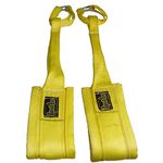 Spud Inc Heavy Duty Hanging Abdominal Straps 1 Pair Ab Strap (YELLOW)