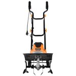 COSTWAY 1200W/1500W Electric Tiller, Garden Soil Cultivator Rotavator with Sharp Blades, Foldable Handle, 35/43cm Cutting Width & 22cm Cutting Depth (35cm, Orange)