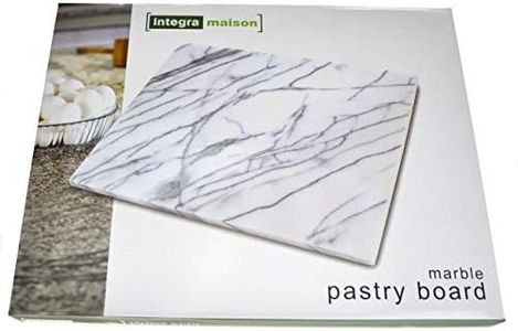NEW MARBLE PASTRY BOARD Rolling Slab Cutting Cheese Platter Plate Tray 40 x 30CM