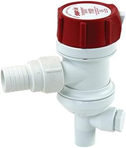 Rule 403FC Livewell / Baitwell Pump, Tournament Series, Removable Motor Cartridge, 800 GPH, 12 Volt,White/Red