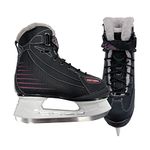 SOFTMAX - Insulated Ice Skates for Women - Soft, Comfortable and Breathable Boots for Ice Skating (Black, Size 6)