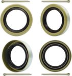 RV Murts 4 Double Lip Grease Seals ID 1.249" x OD 1.983" for 2000-2200 lbs Trailer Axle Dexter Replacement, Sealer as 12192TB 203029 for Spindles Hub Wheel, Electric Brake Assemblies for Boat Trailers