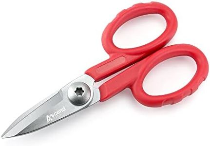 Ascend Tools 5-1/2 inch Carbon Steel Shears - Kevlar, Dyneema, Vectran, Spectra, Technora, Nomex, Innegra, Dacron, Fiberglass, Carbon Fiber, Breathers fiber cable