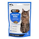 VETIQ Healthy Bites Denti-Care Treats For Cats & Kittens, Helps to Prevent Plaque, Reduce Tartar Build Up & Contains Parsley Seed & Clove Leaf Oil for Fresh Breath, 65 g (Pack of 4)