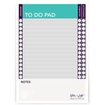 Ashton and Wright - A5 to Do List Pad/Daily Schedule Planner/Desk Pad - 60 Sheets - 80gsm - Made in UK